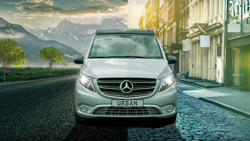 Mercedes Vito превратили в крутой автодом-трансформер