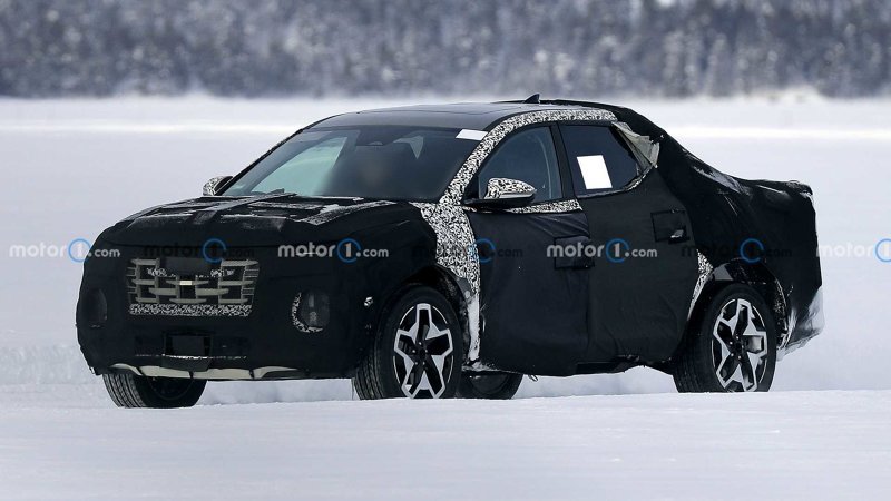 Пикап Hyundai Santa Cruz выехал на тесты