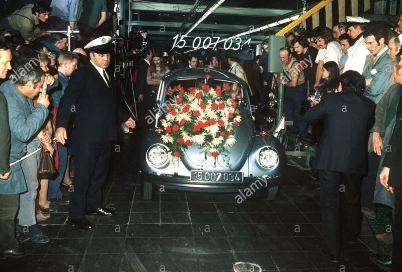 Volkswagen Beetle через 45 лет опередил Ford T