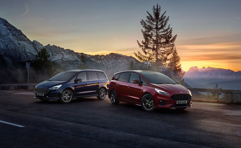 Минивэны Ford S-Max и Galaxy стали гибридами