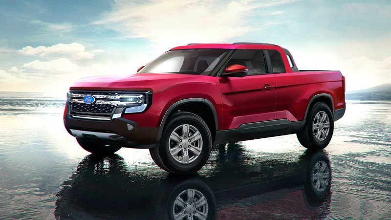 Дешевый пикап Ford Maverick 2022 впервые рассекречен без маскировки