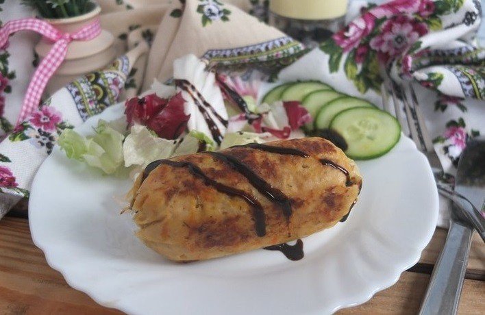Как приготовить куриные сосиски в пергаменте