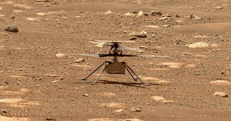 Ingenuity налетал над Марсом почти километр