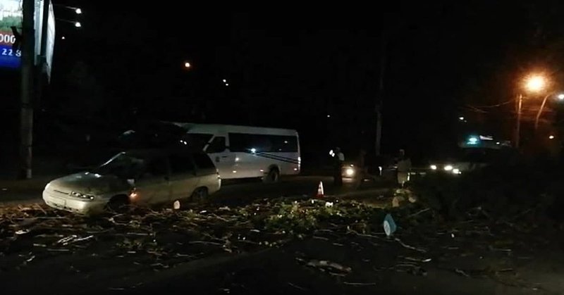 Симферополь остался без света из-за сильного ветра
