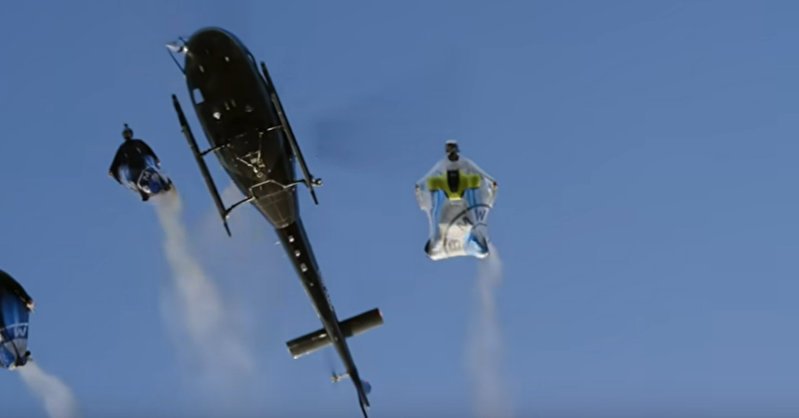 Вингсьют с электродвигателем установил мировой рекорд скорости