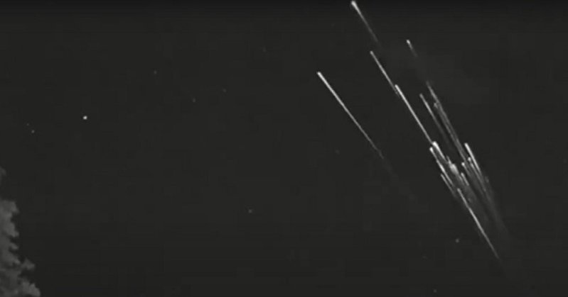 Гибель спутников Starlink в атмосфере Земли показали на видео