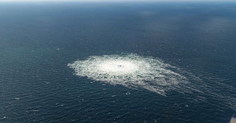 Роскосмос опубликовал кадры с Балтийского моря после инцидента с "Северными потоками"