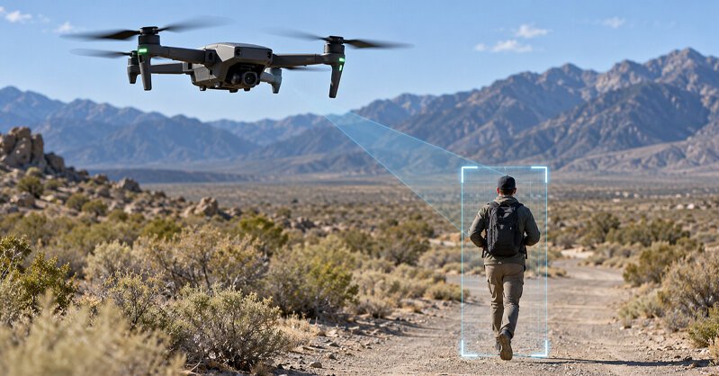 В США испытали дрон, который самостоятельно следит за человеком без GPS